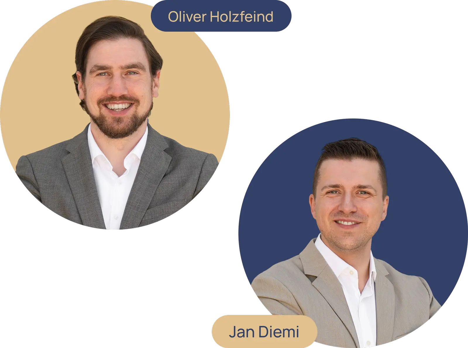 Oliver Holzfeind und Jan Diemi von HD Treuhandpartner GmbH in Zollikofen bei Bern